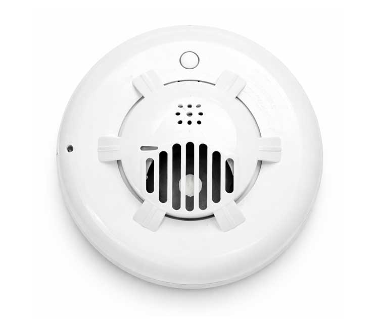 detector de humo y mon&oacute;xido de carbono